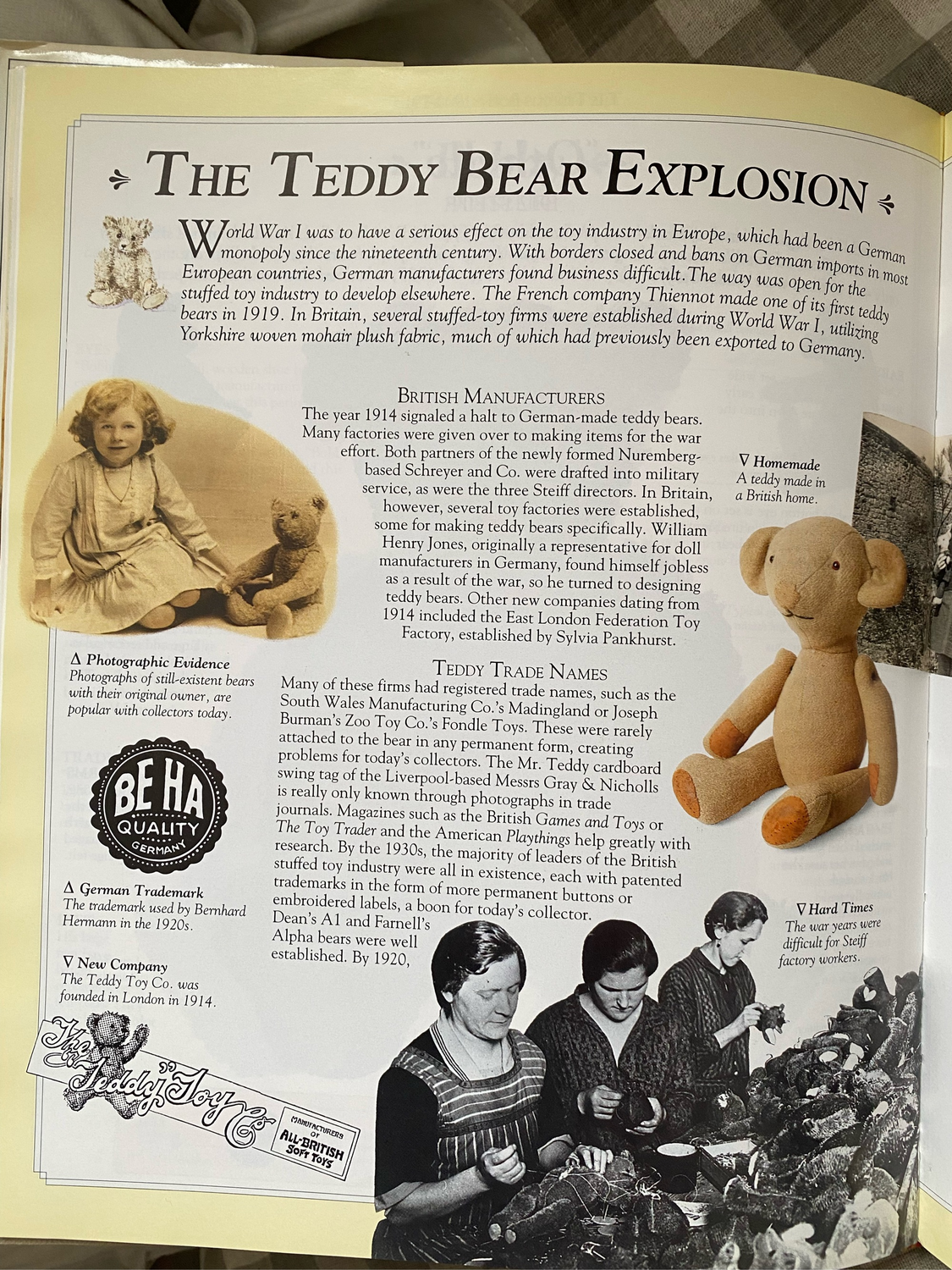 Photo №1 к отзыву покупателя OblakoForKids о товаре Винтаж: Книга The ultimate Teddy bear BOOK 1991