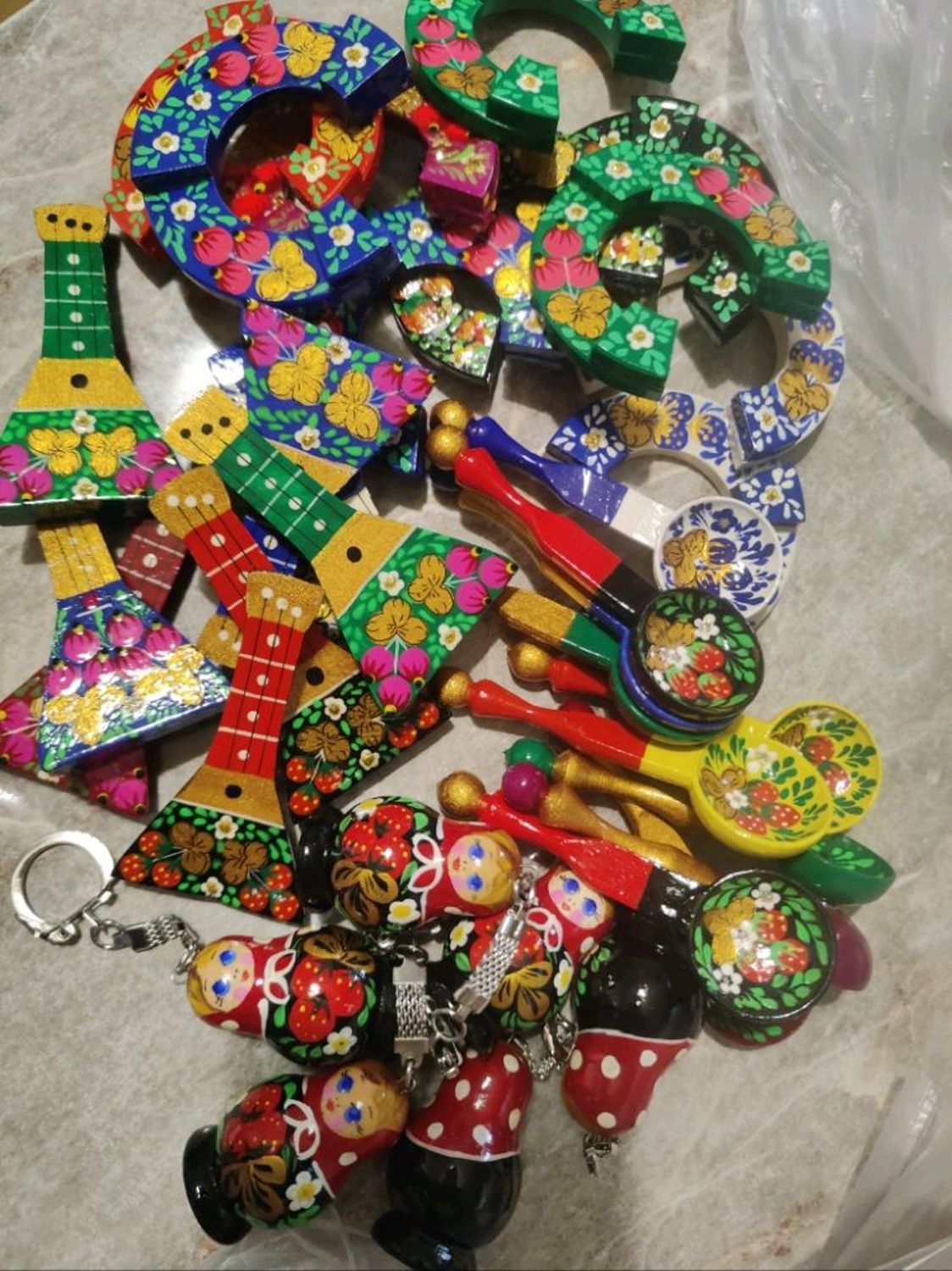 Photo №1 к отзыву покупателя Natalya о товаре Брелок матрешка and 3 more items