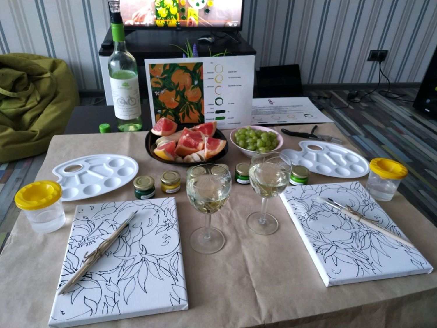 Photo №1 к отзыву покупателя Yuliya о товаре Винная арт-игра Сочный лимон