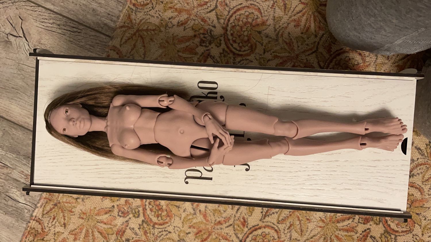 Фото №4 к отзыву покупателя Ирина о товаре БЖД кукла бланк темный скин тон полиуретан