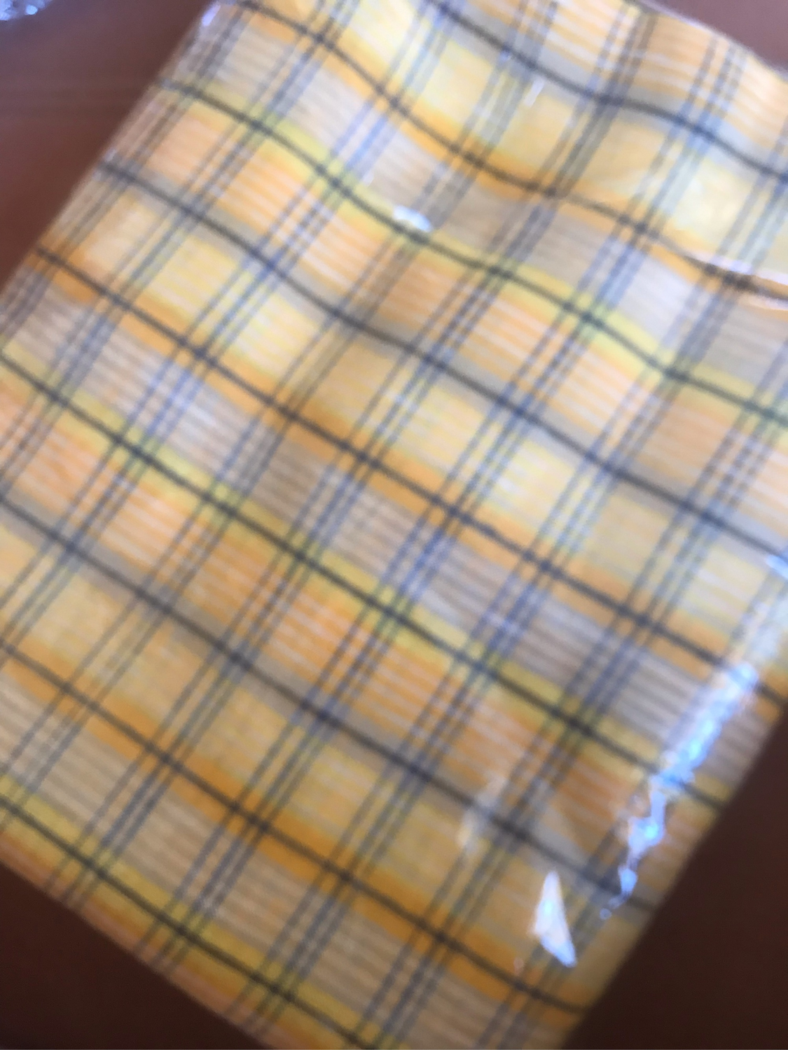 Фото №1 к отзыву покупателя лач о товаре Ткань для шитья Льняная " Оранжево-желтая клетка" и еще 2 товара