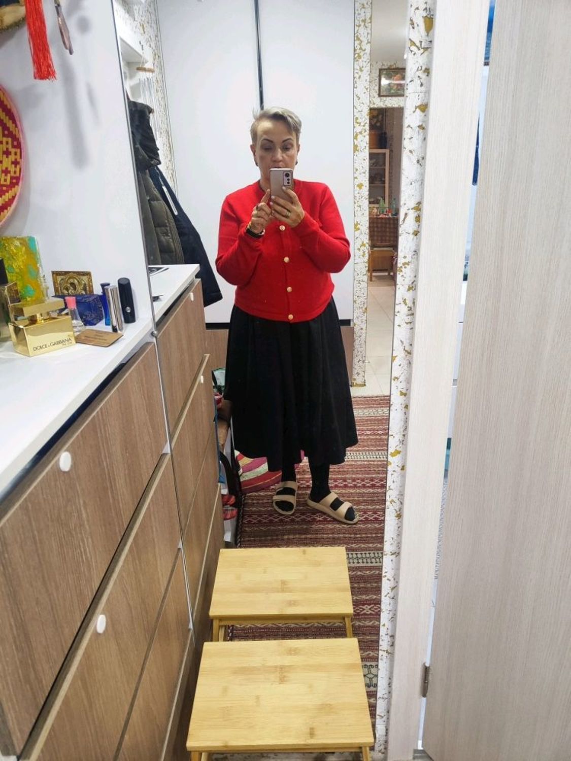 Фото №2 к отзыву покупателя Анна о товаре Длинная юбка в пол из шерсти "Бланш"
