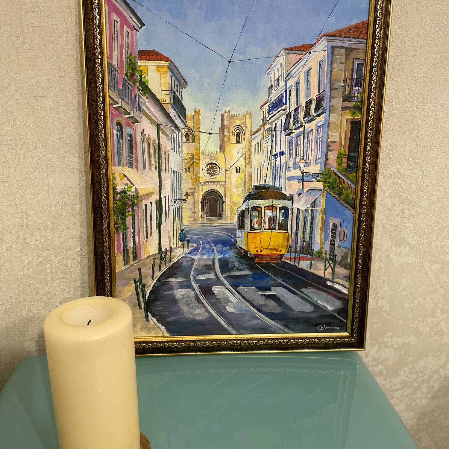 Фото №1 к отзыву покупателя Astashina Anastasia о товаре Картина  акрилом. Лиссабон.