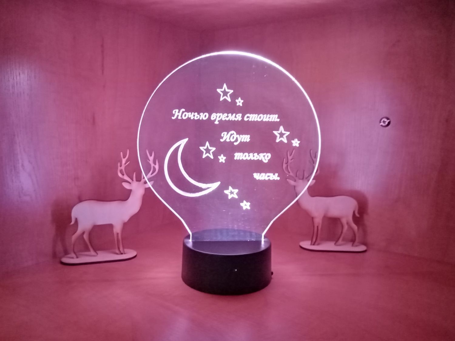 Фото №4 к отзыву покупателя Наталия о товаре 3d led светильник и еще 1 товар