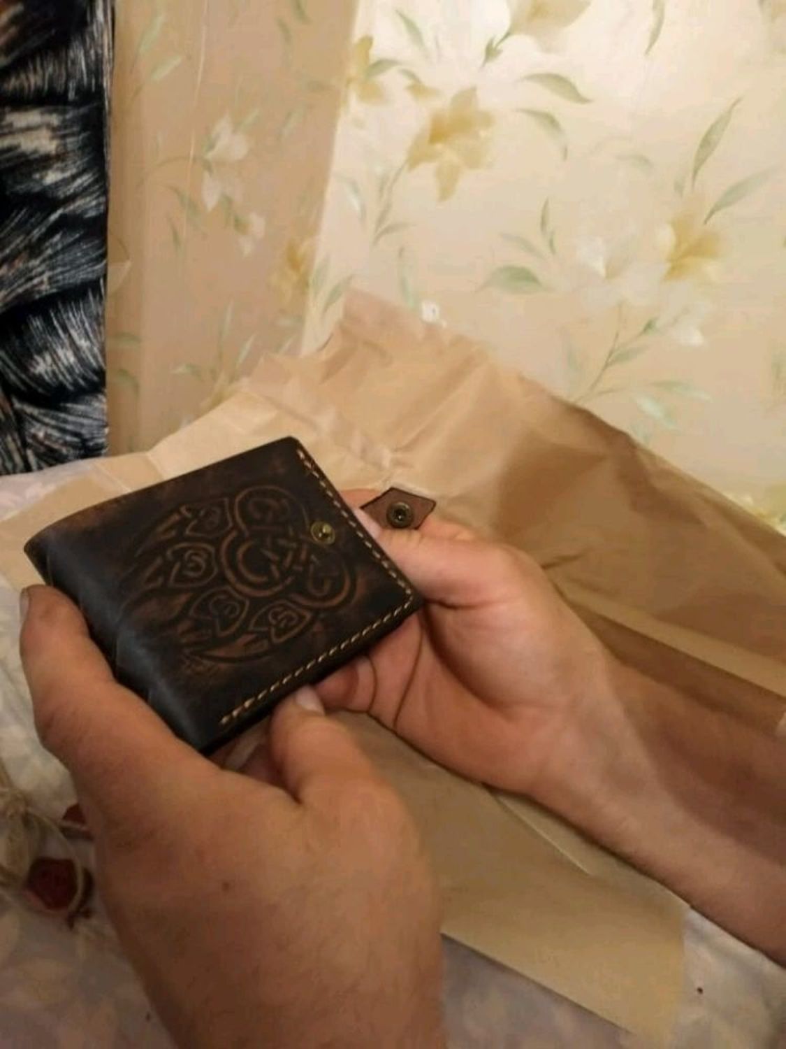 Photo №1 к отзыву покупателя Zhumaeva Pelageya о товаре Портмоне Билландер "Печать Велеса"
