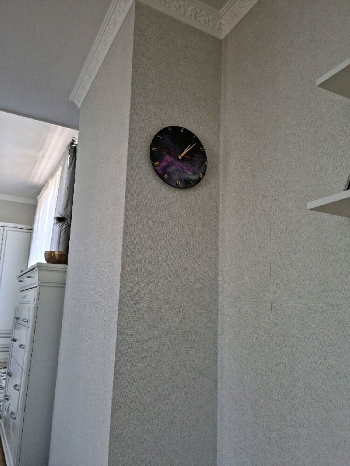 Фото №1 к отзыву покупателя Мария о товаре Часы настенные космические 25см