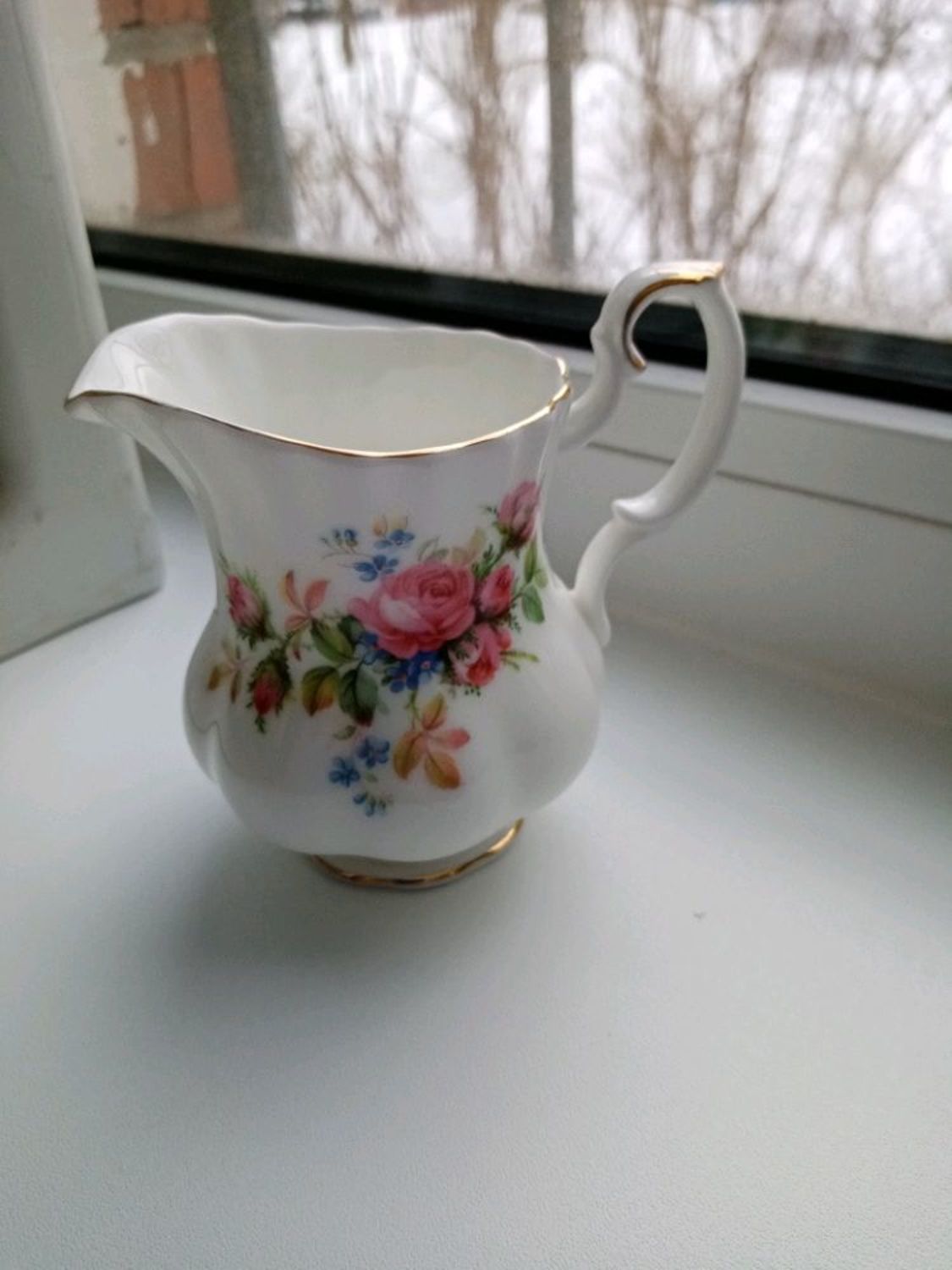 Фото №1 к отзыву покупателя Ксения о товаре Винтаж: ЧАЙНЫЕ  ТРИО  Moss Rose от  Royal Albert Англия