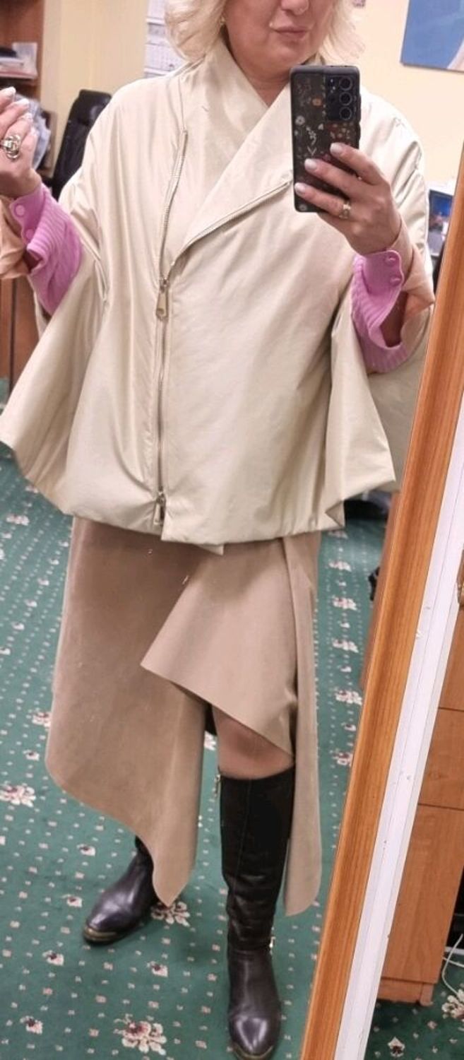 Photo №2 к отзыву покупателя Natalya о товаре Куртка демисезон, цвет "Чернённое серебро"