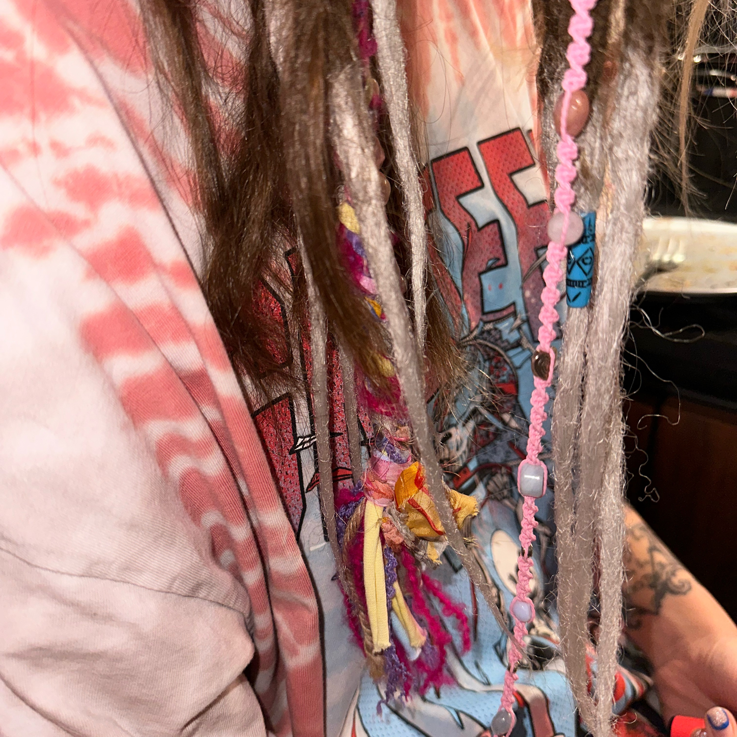 Photo №3 к отзыву покупателя Eva о товаре Лула в волосы Sakura dreams - украшение-амулет с натуральными камнями and 4 more items