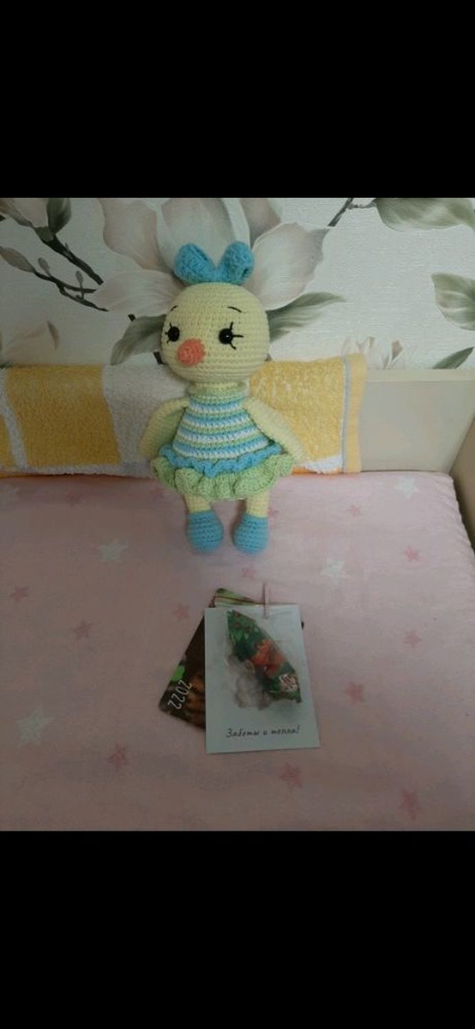 Photo №2 к отзыву покупателя Karina о товаре Царевна-лягушка. Мягкая игрушка. and 1 more item