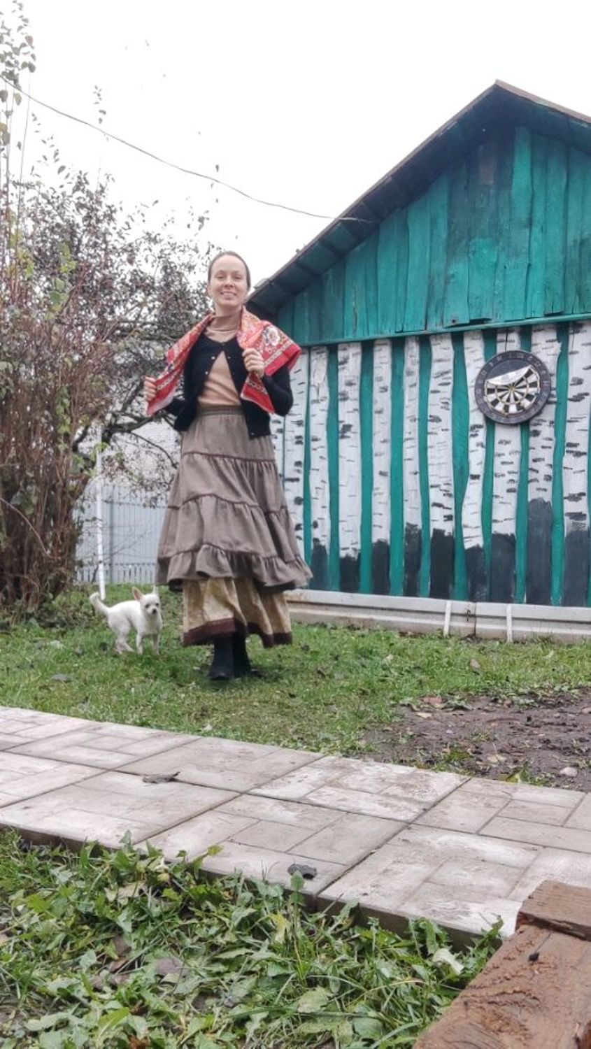 Photo №2 к отзыву покупателя Yuliya Gaevskaya о товаре Юбка зимняя теплая. Юбка двойная.