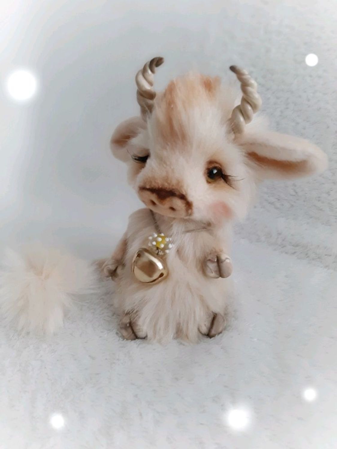 Photo №2 к отзыву покупателя Jewelry and flowers о товаре Мастер-класс «Плюшевый бычок»