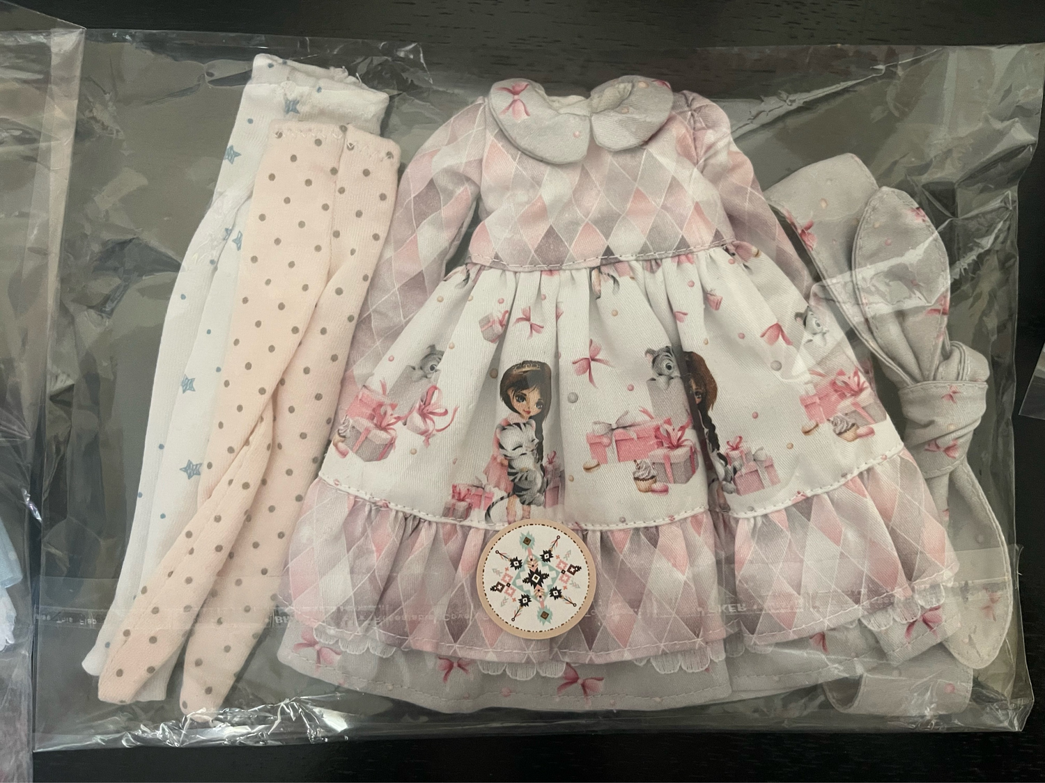 Фото №1 к отзыву покупателя LeylaS о товаре Одежда для кукол блайз. Платье. blythe - dress - clothes - outfit и еще 1 товар