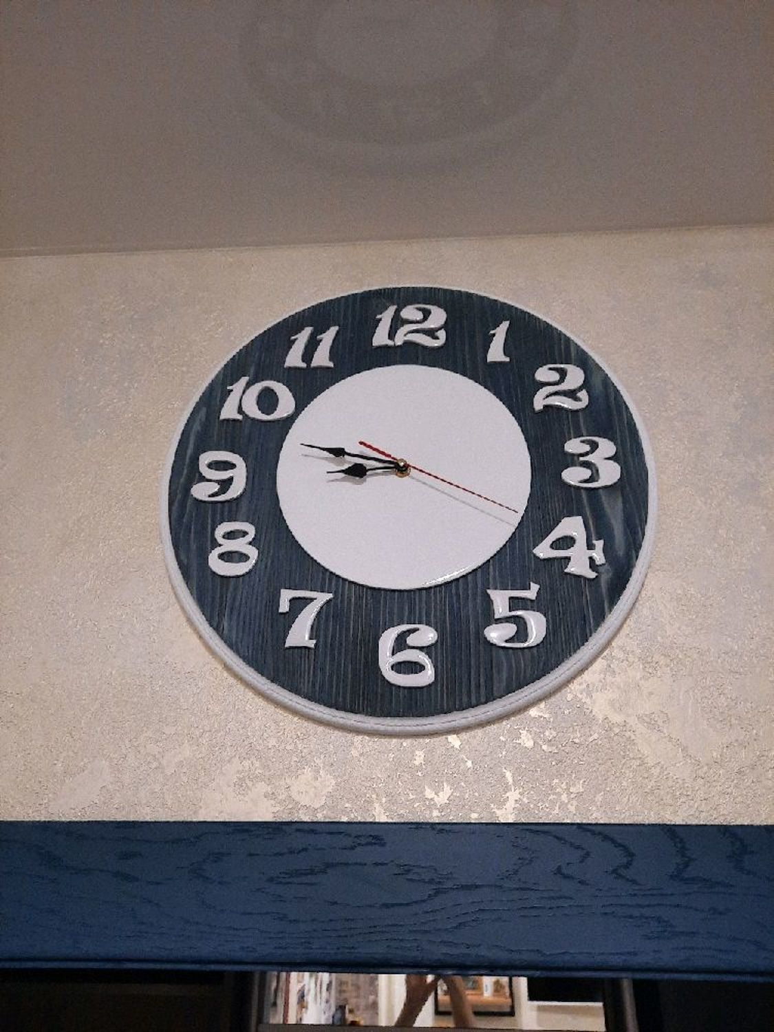 Фото №3 к отзыву покупателя Александра Стекляшкина о товаре Большие часы настенные Морская волна Часы в скандинавском стиле