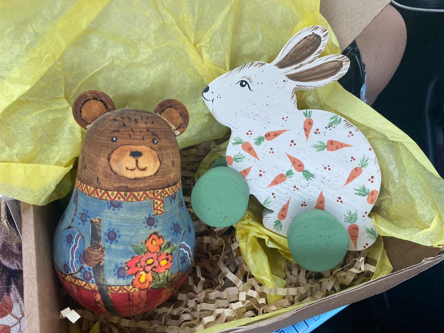 Фото №1 к отзыву покупателя Glasha_handmade о товаре Неваляшки «Медвежата». и еще 1 товар