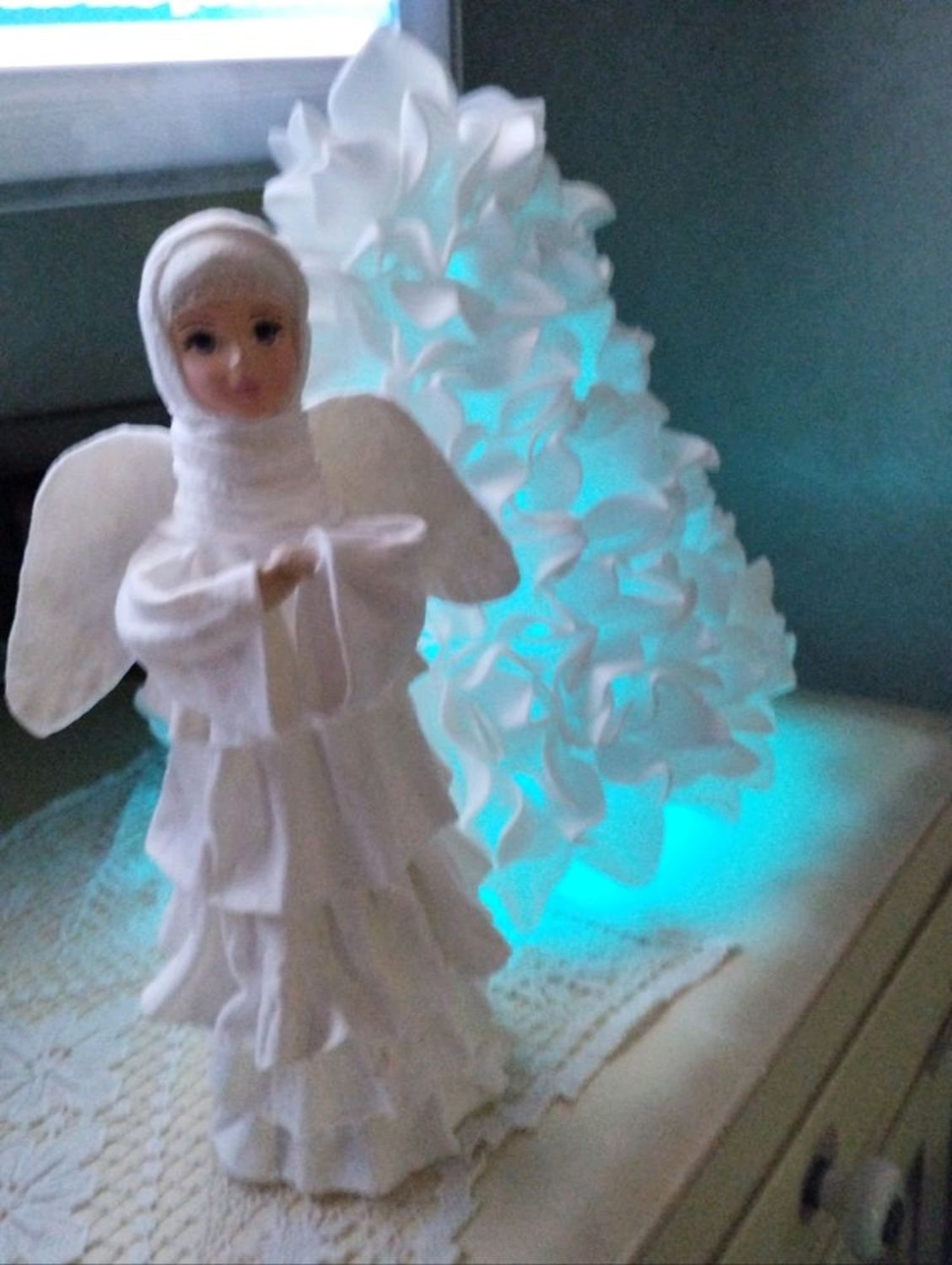 Photo №2 к отзыву покупателя Olga о товаре Навершие на ёлку Ангел.