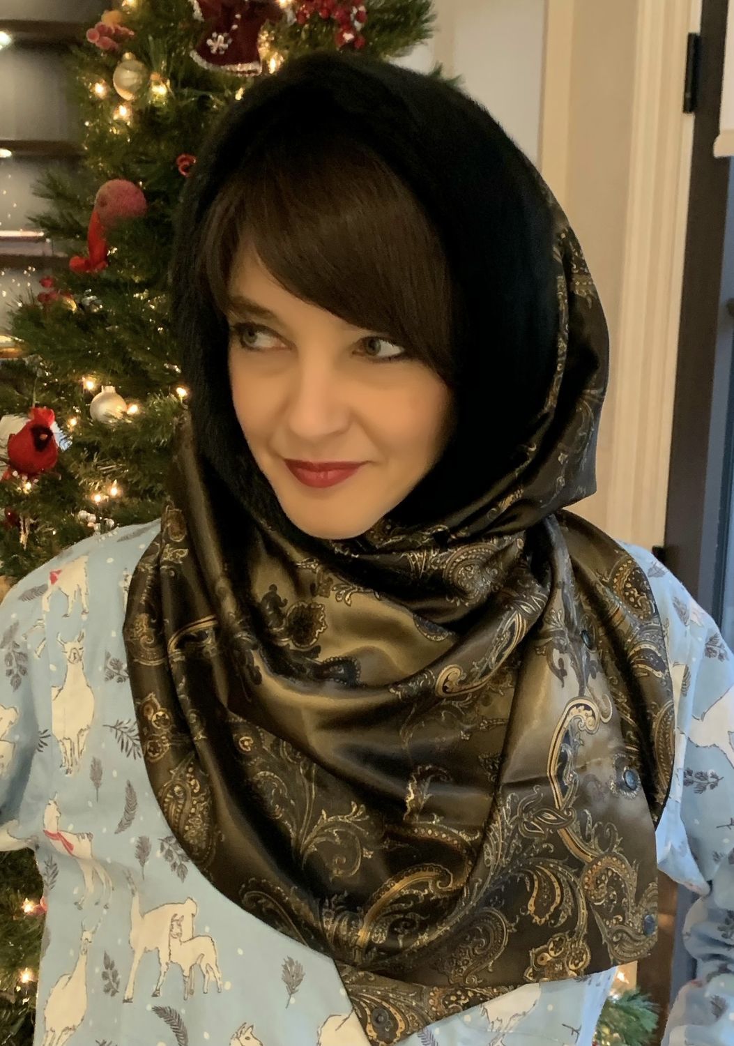 Фото №1 к отзыву покупателя Olena  Feoktistova о товаре Палантин- снуд и еще 1 товар
