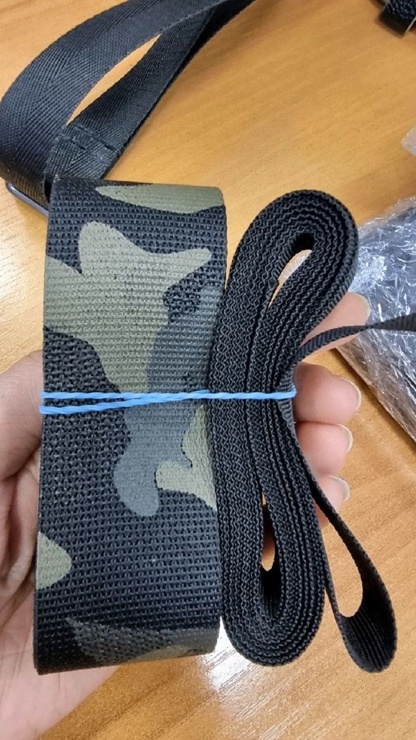Фото №2 к отзыву покупателя roshas_bagleather о товаре Ткань Оксфорд 210D Красный / Черный и еще 4 товара