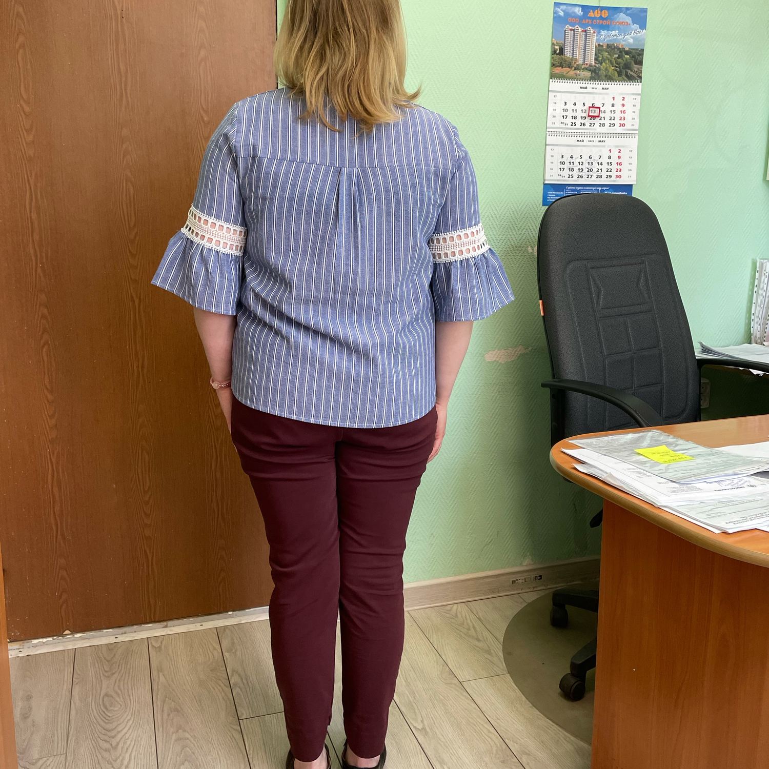 Photo №3 к отзыву покупателя Lyudmila Bykovskih о товаре Хлопковая рубашка разные цвета.