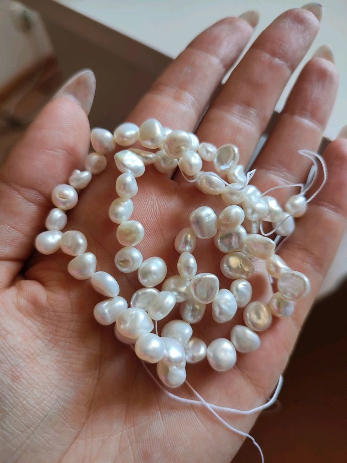 Фото №1 к отзыву покупателя irinasmirnova_jewelry о товаре Жемчуг (69) , барочный