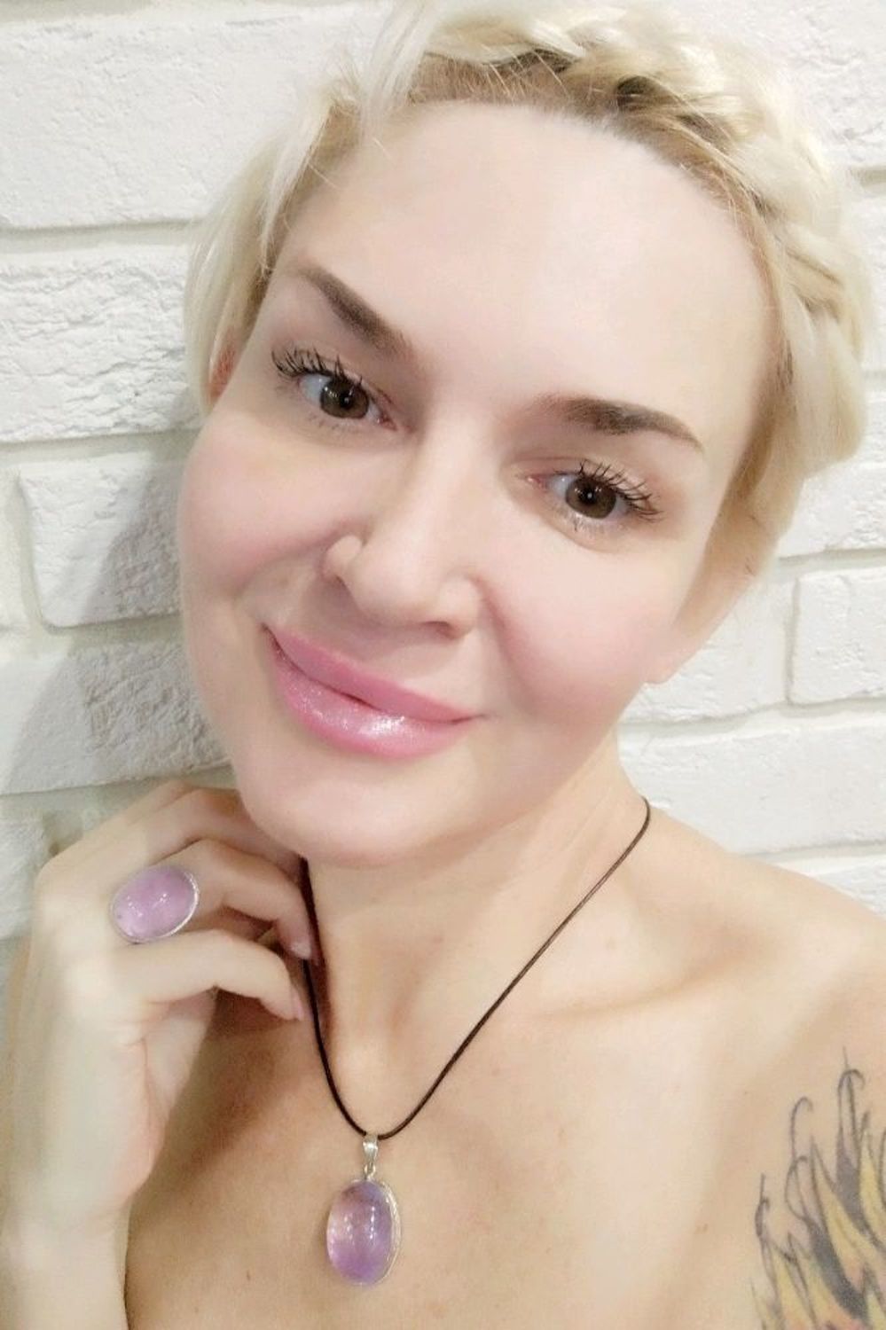 Фото №1 к отзыву покупателя Svetlana о товаре Кольцо с аметистом "Подводный мир"