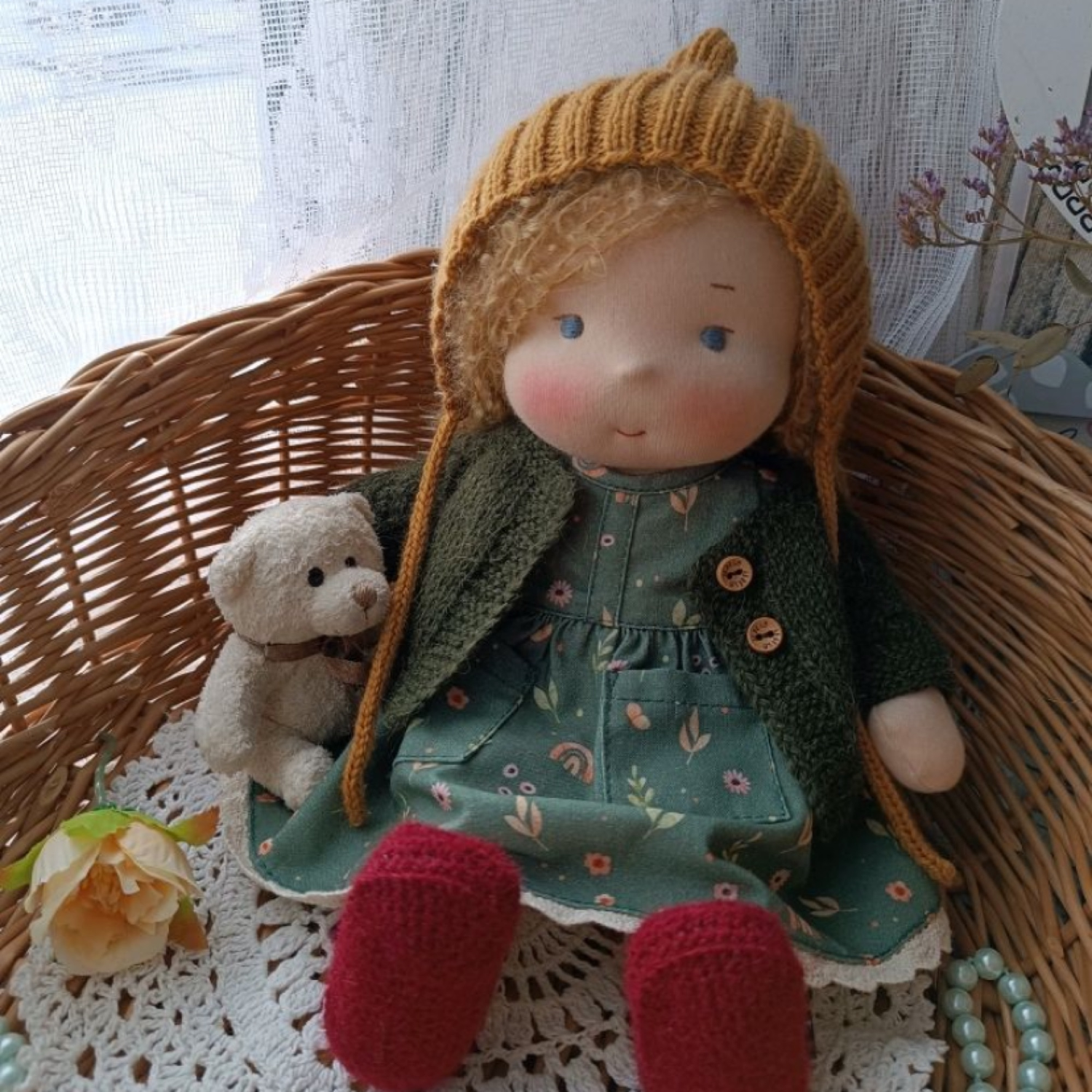 Фото №1 к отзыву покупателя Reneyt о товаре Вальдорфские куклы Гриша и Глаша