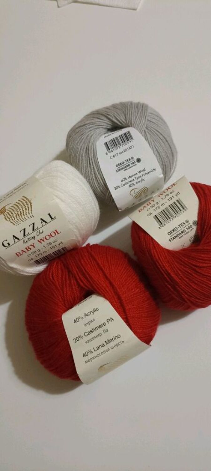 Фото №1 к отзыву покупателя Регина о товаре Пряжа: GAZZAL Baby Wool