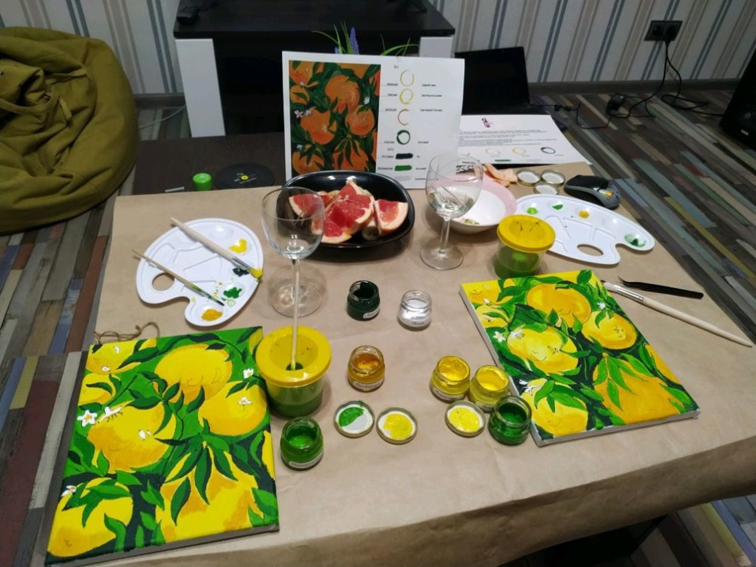 Фото №2 к отзыву покупателя Yuliya о товаре Винная арт-игра Сочный лимон