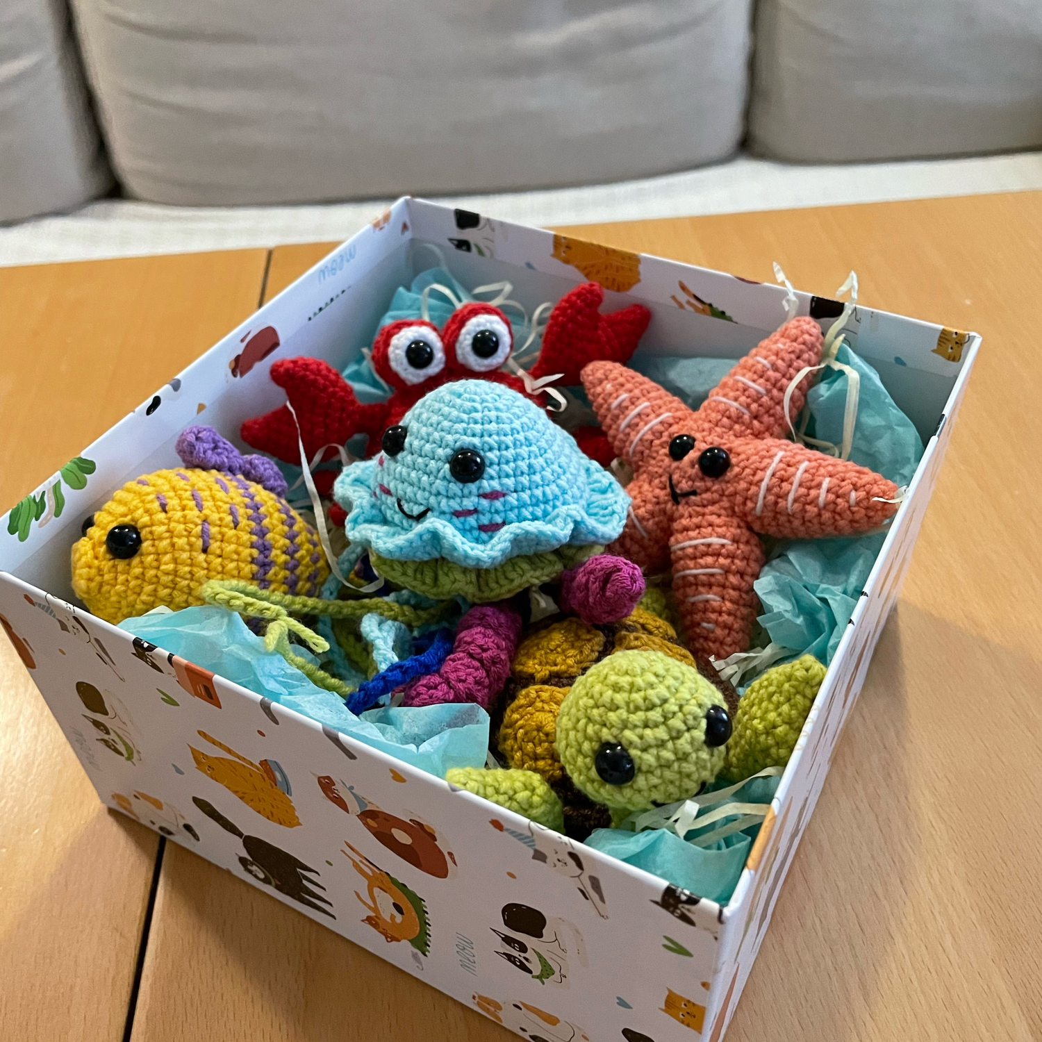 Photo №1 к отзыву покупателя Anastasia о товаре Развивающие мягкие игрушки Морские животные
