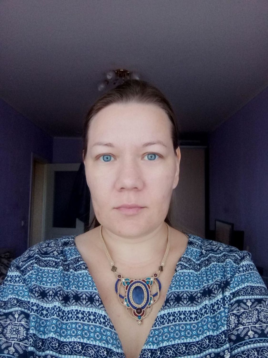 Фото №1 к отзыву покупателя Оксана Черепанова о товаре Колье Этель натуральный дюмортьерит