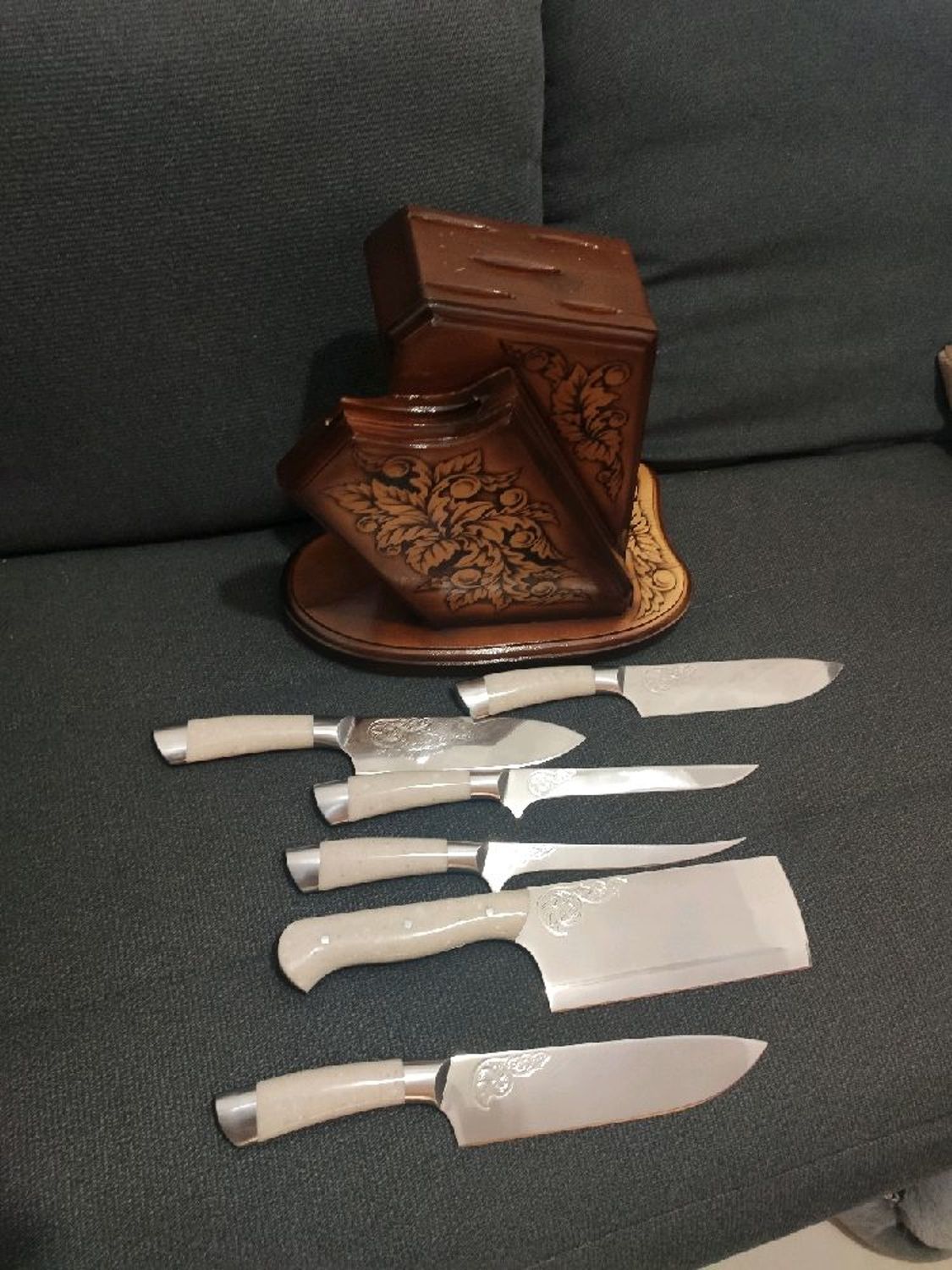 Photo №1 к отзыву покупателя Alexander Kovalenchik о товаре Кухонные ножи: Набор кухонных ножей