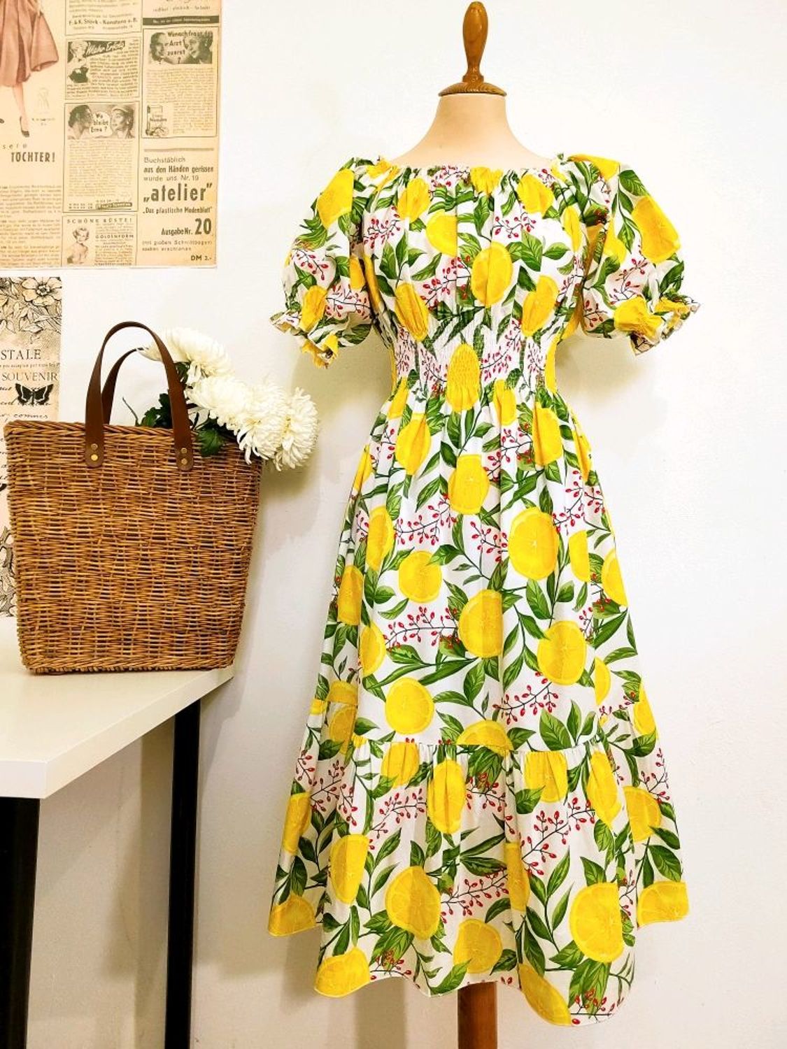 Фото №2 к отзыву покупателя MissKris Авторские платья для женщин и девочек о товаре Плетеная сумка-шоппер