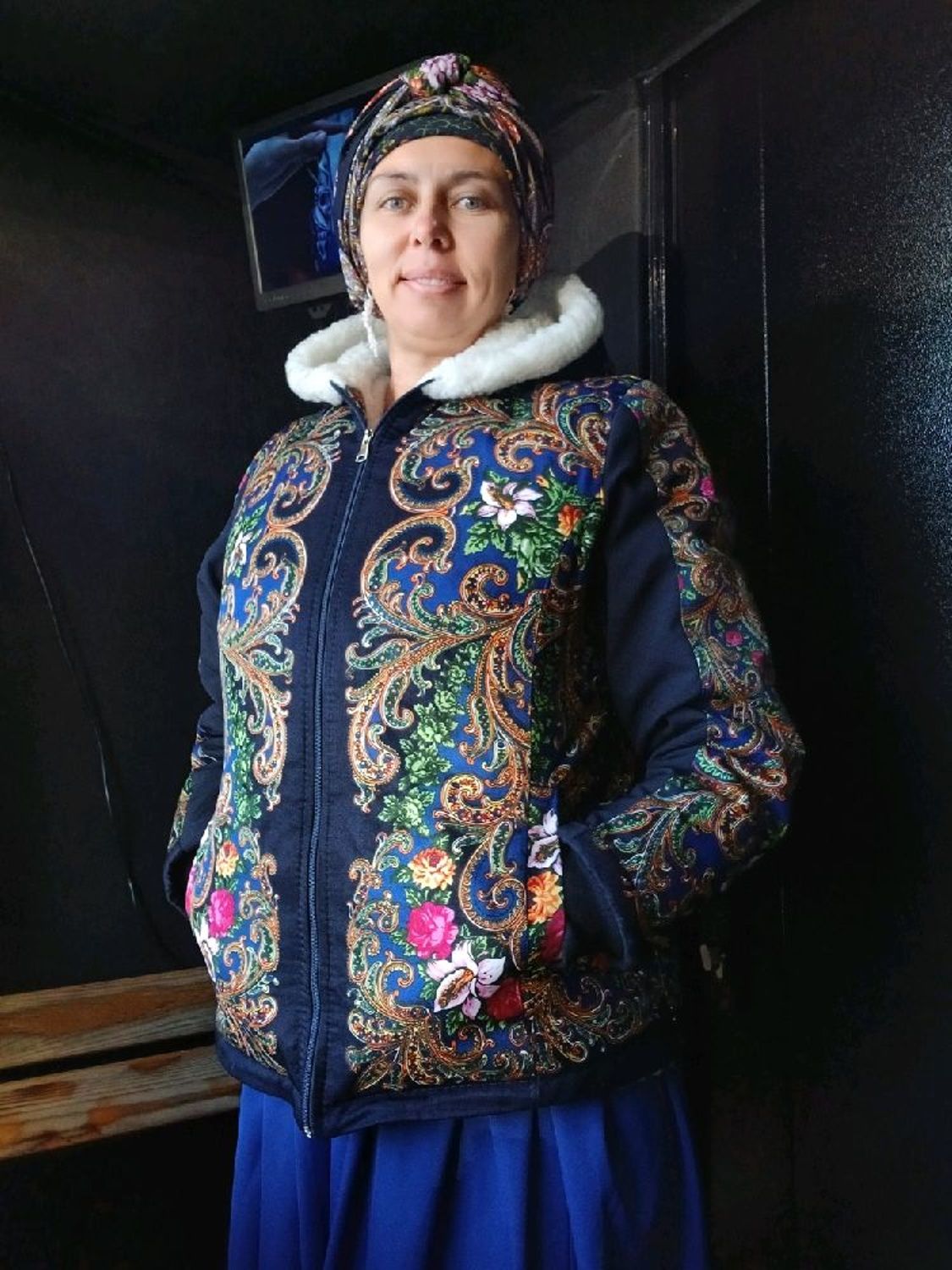 Фото №1 к отзыву покупателя Творческая мастерская Ирины Волковой о товаре Куртка в русском стиле «Василиса Прекрасная»