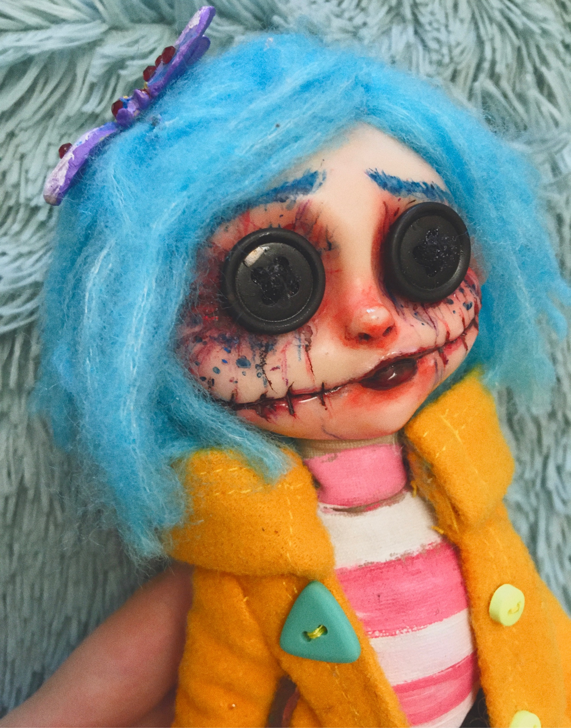 Фото №1 к отзыву покупателя Ирина о товаре Кукла Коралина / Coraline doll
