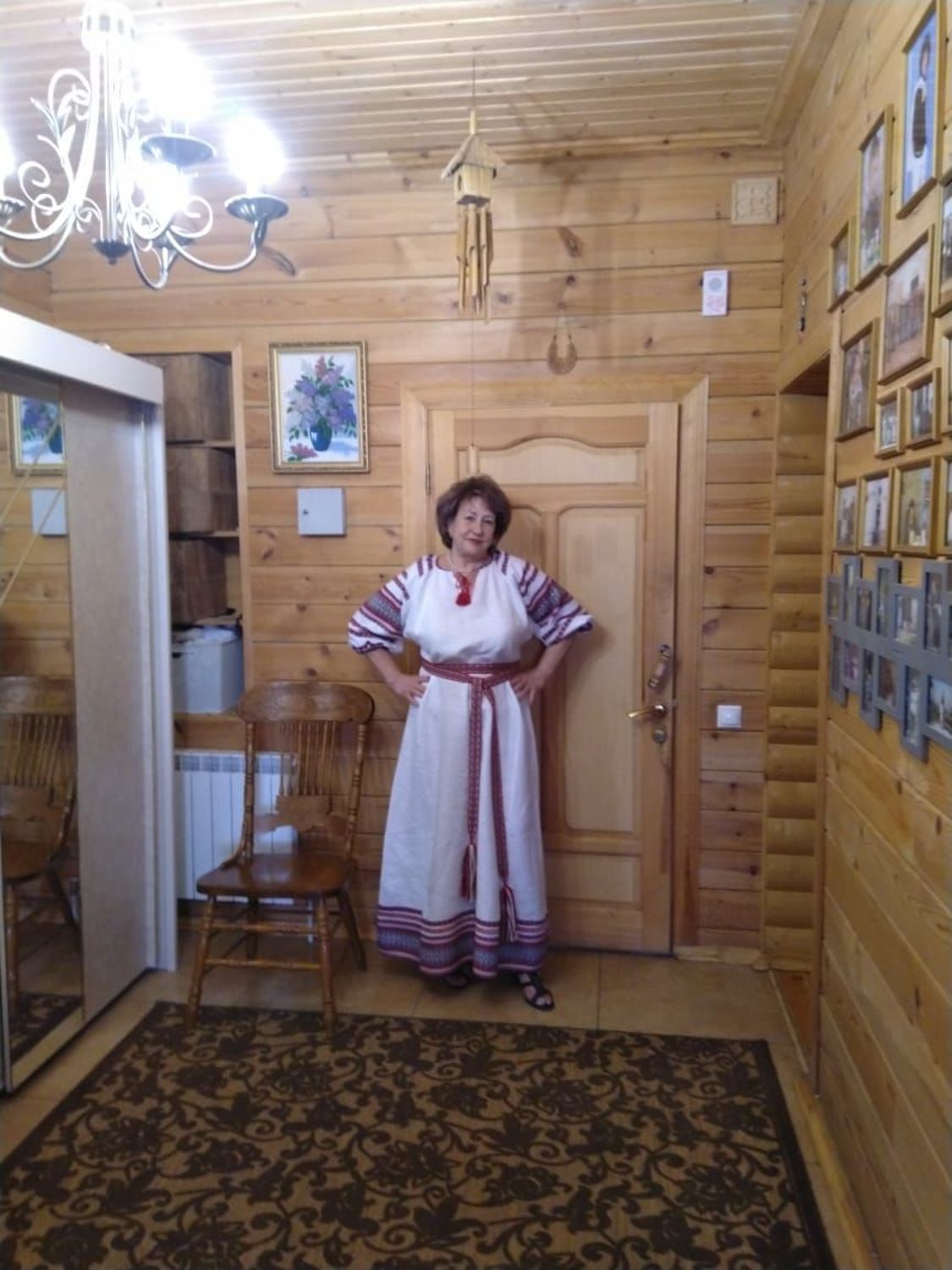 Фото №2 к отзыву покупателя назимова надежда о товаре Платье "Лада" бело-красное