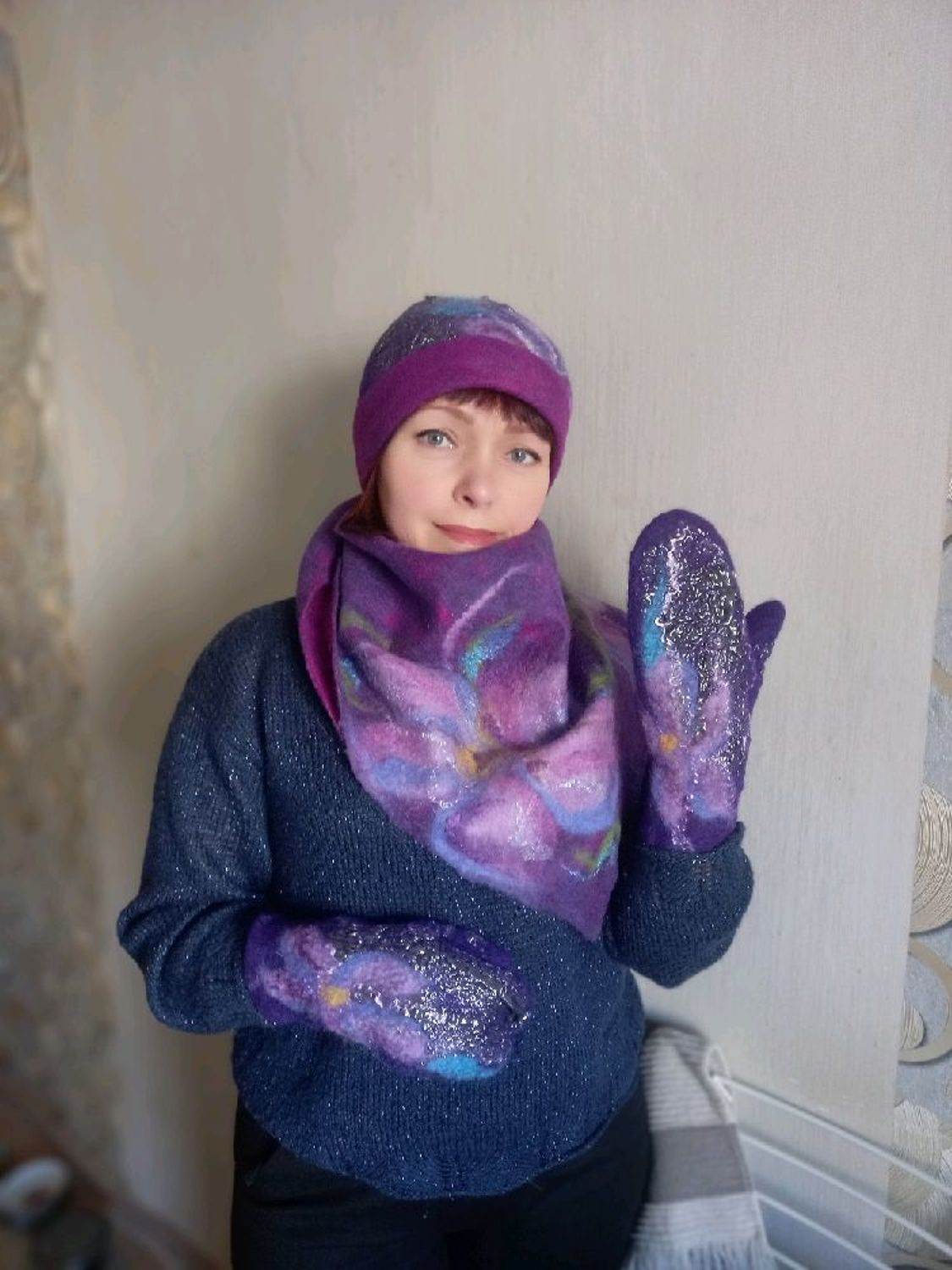 Фото №1 к отзыву покупателя Marina Colenok о товаре Тенсел Лиоцелл "облако" Италия 25 грамм и еще 14 товаров