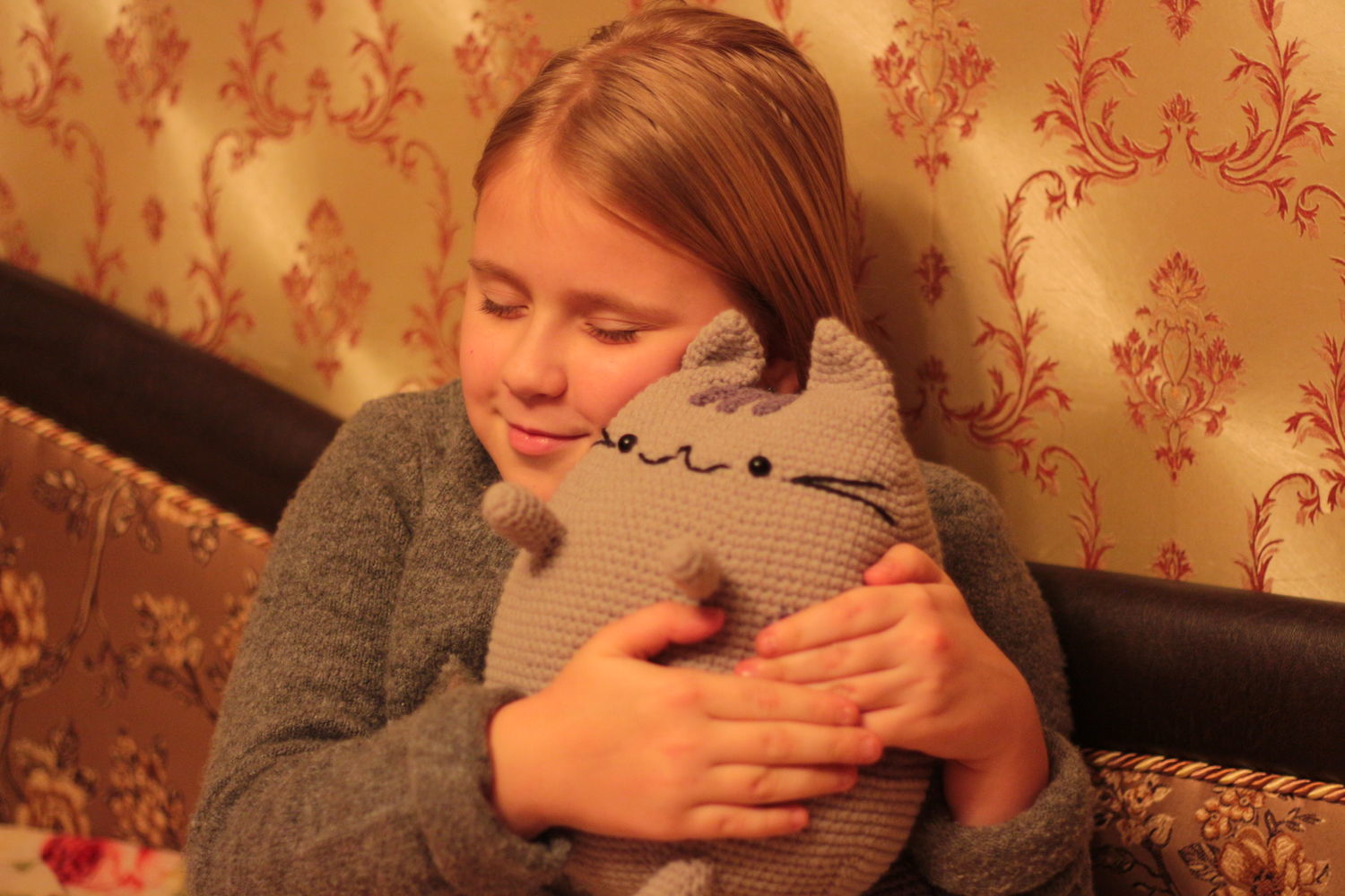 Фото №2 к отзыву покупателя Selena's Crafts (Ольга Васильева) о товаре Кот Пушин (Pusheen) амигуруми