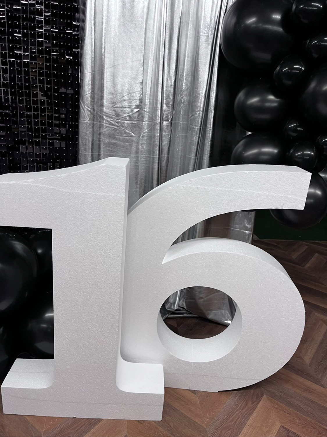 Photo №2 к отзыву покупателя Kamila Kovalevskaya  о товаре Декор: Объемные буквы и Цифры из пенопласта