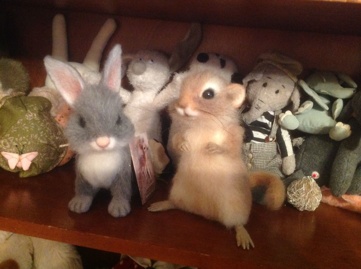 Фото №1 к отзыву покупателя Анна о товаре Кролик. Игрушка из шерсти.