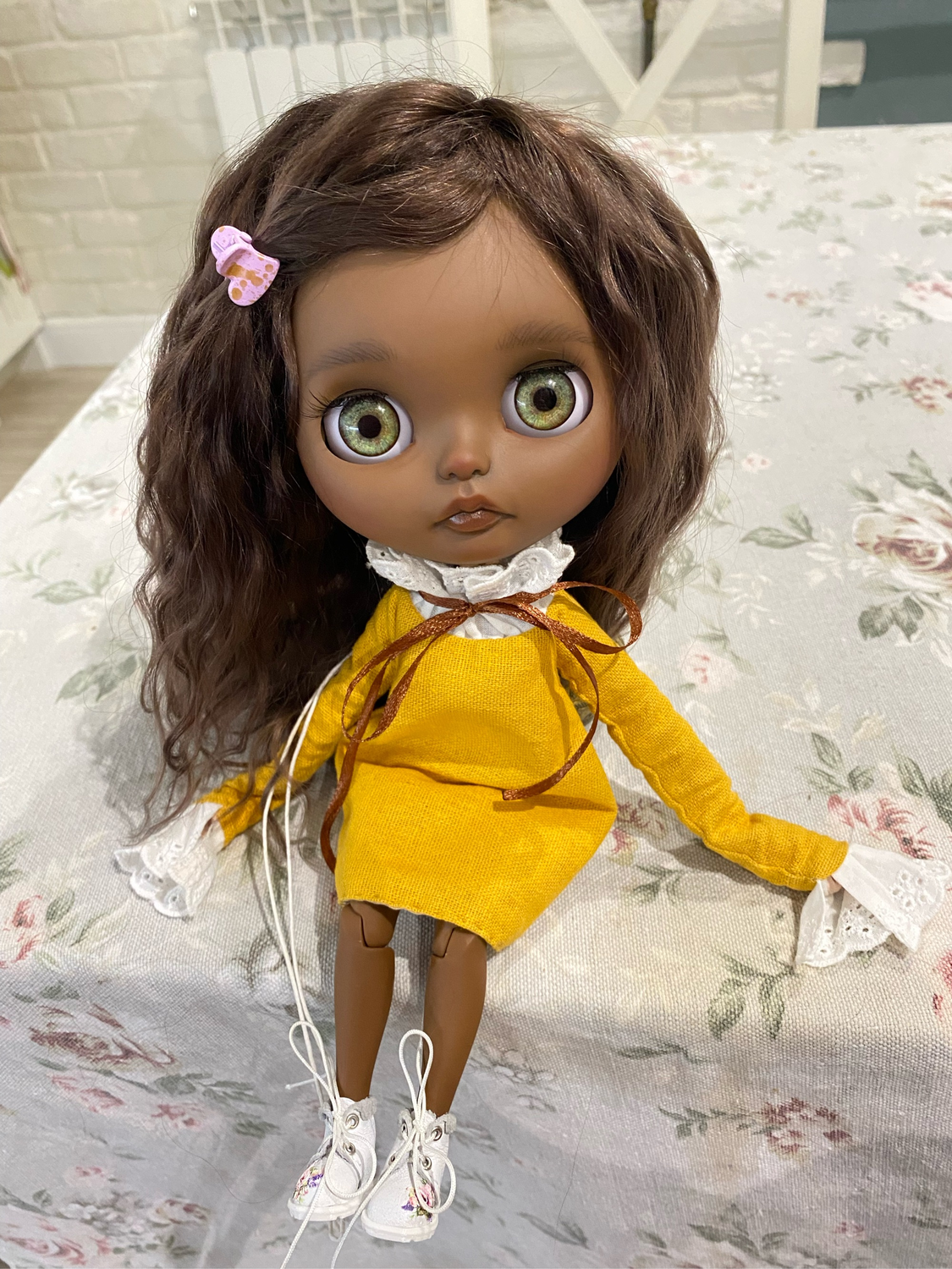 Photo №2 к отзыву покупателя Alisa о товаре Платье для кукол блайз ручной работы! and 1 more item