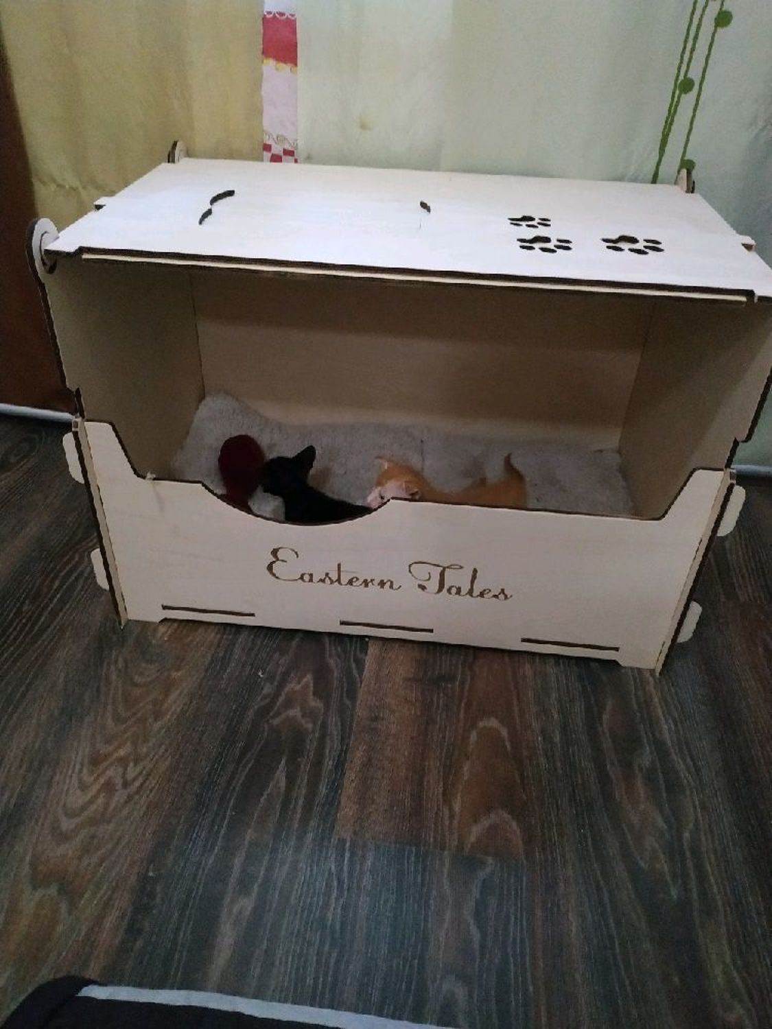 Фото №2 к отзыву покупателя Ольга о товаре Родильный домик для кошки