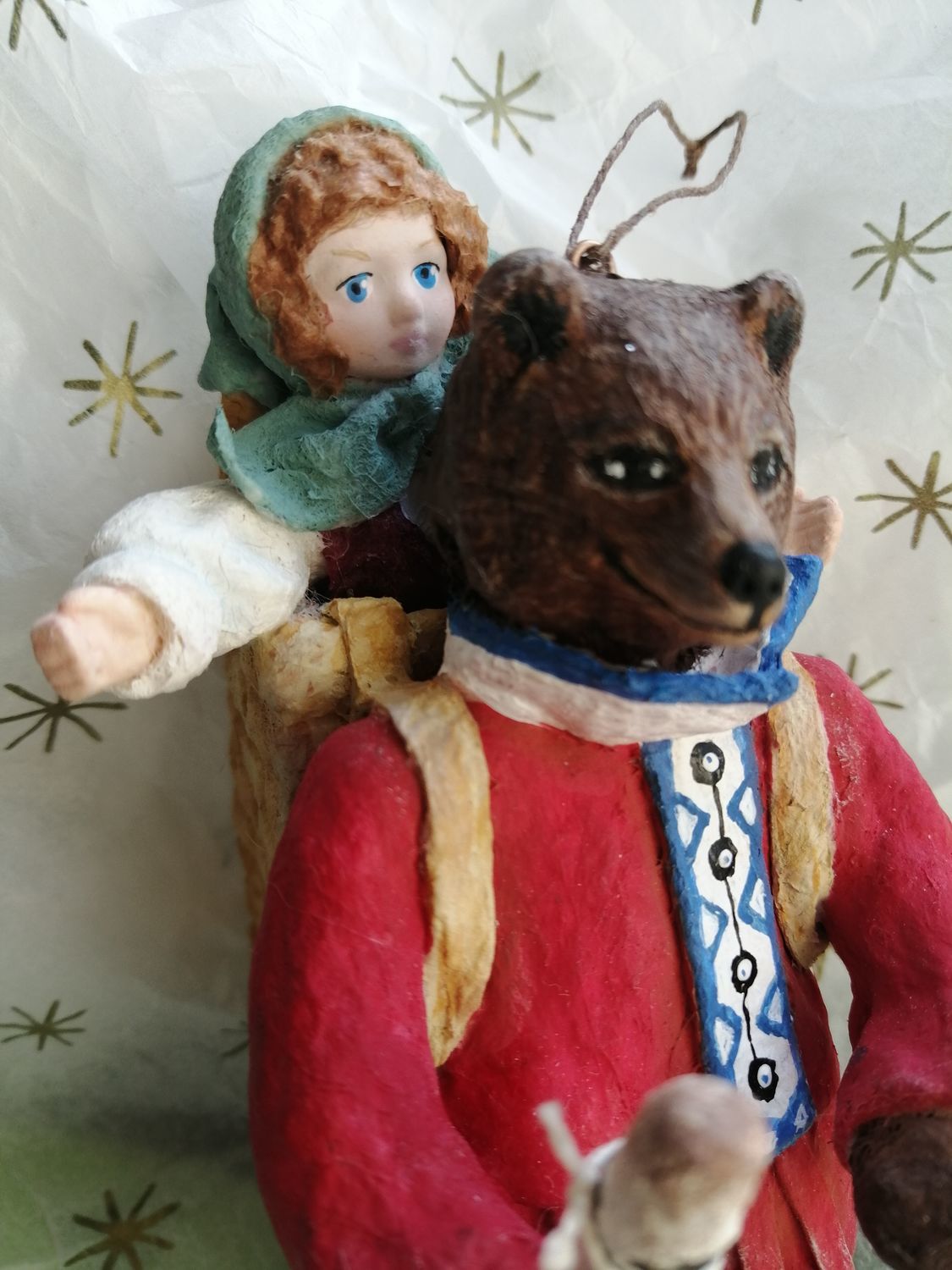 Фото №1 к отзыву покупателя Vasil о товаре Ватная игрушка Маша и Медведь