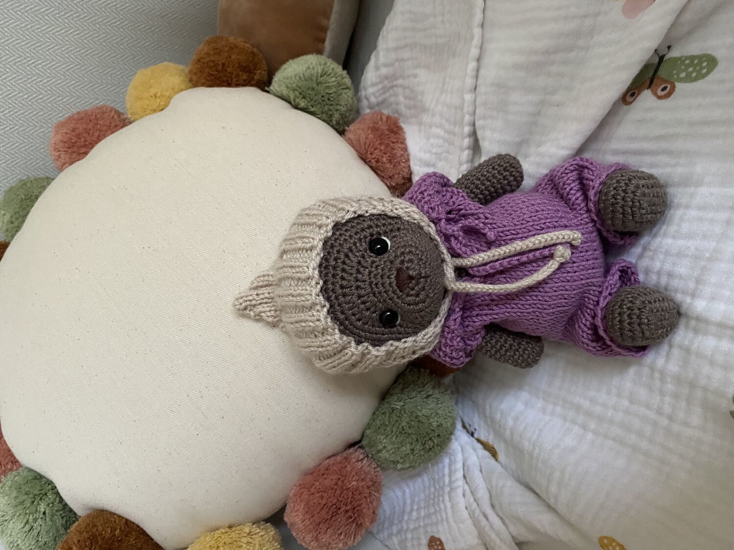 Фото №2 к отзыву покупателя Tarbeevan1994 о товаре Мишка вязаный мягкая игрушка crochet toy crochet bear