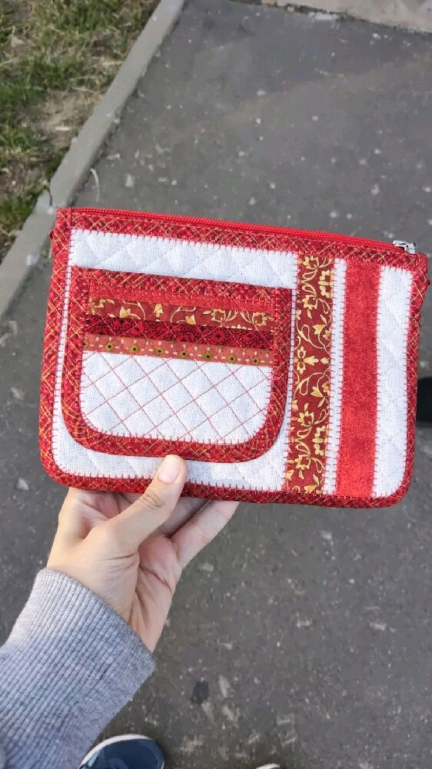 Photo №1 к отзыву покупателя Anastasia Kazantseva о товаре Маленькая сумочка, для телефона, для прогулок, эко, лён, хлопок
