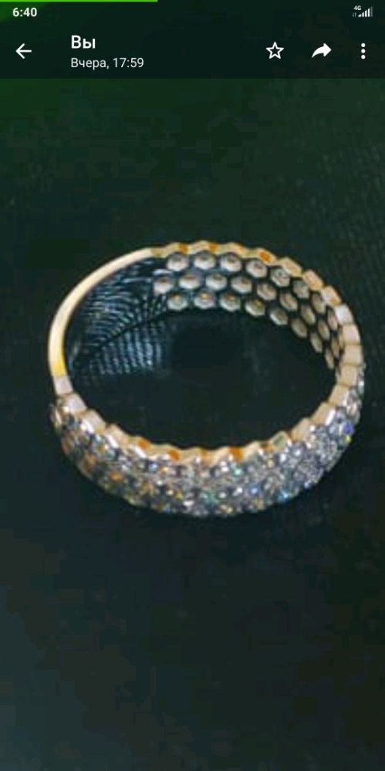 Photo №2 к отзыву покупателя Andrej о товаре Кольцо "Сияние" из золота 585 пробы с бриллиантами