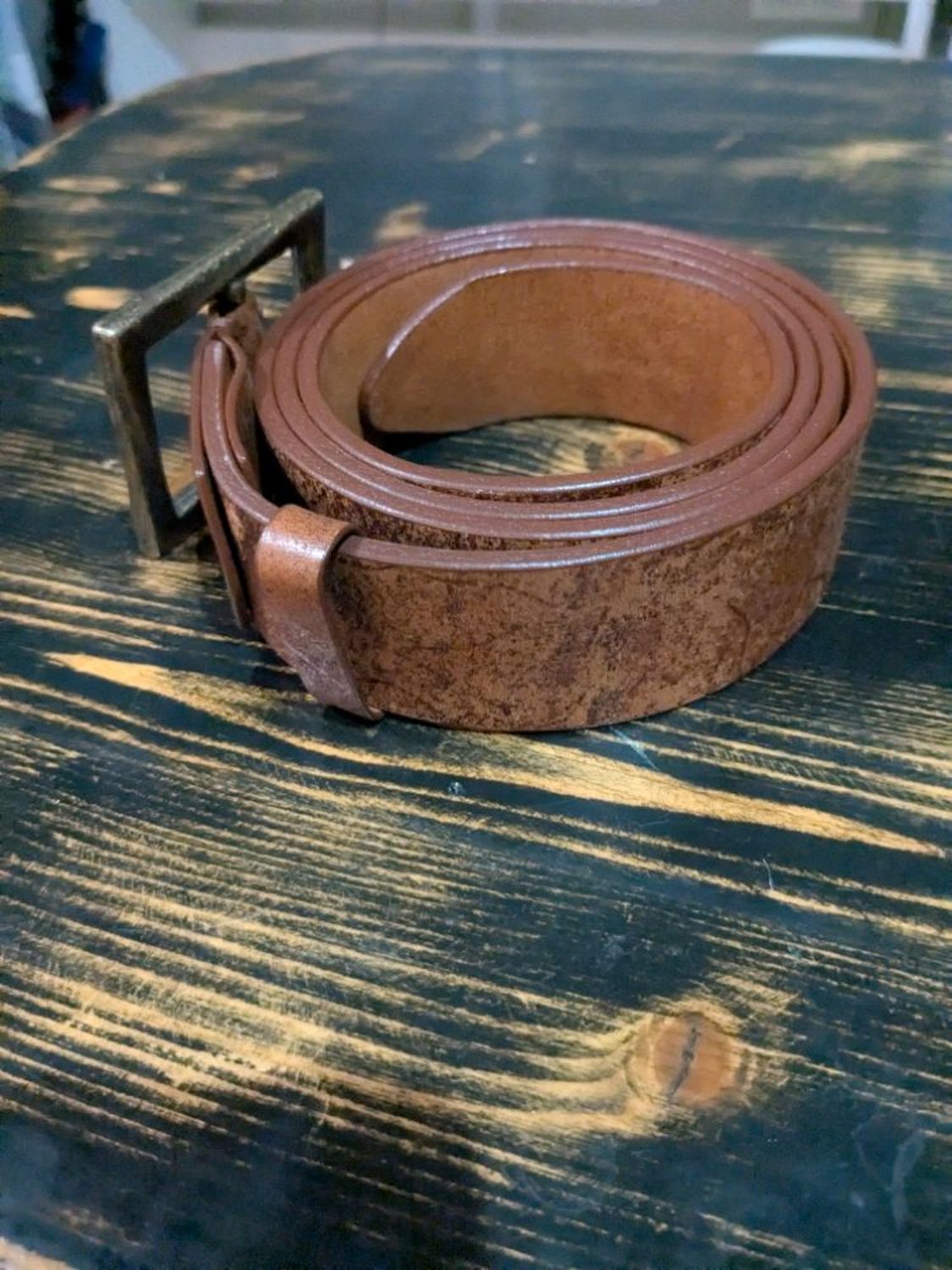 Фото №1 к отзыву покупателя LILARTA о товаре Мужской ремень из натуральной кожи "BROWN CRAFT"