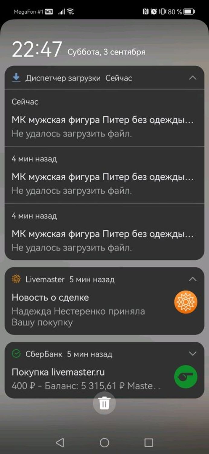 Фото №1 к отзыву покупателя Надежда Нестеренко о товаре Мастер-класс: Питер мужская фигура (без одежды)