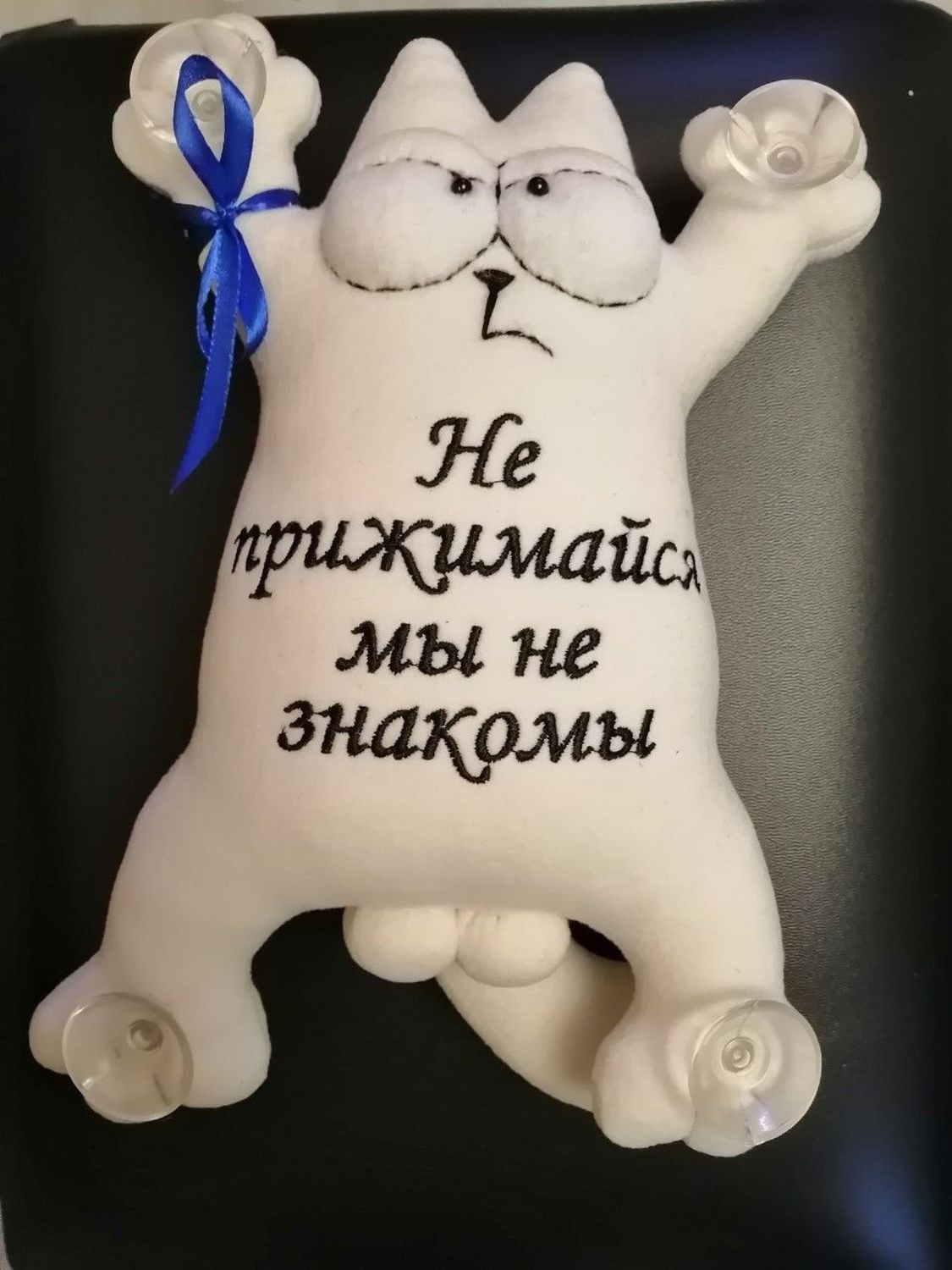 Фото №1 к отзыву покупателя Поплавская Вита о товаре Приколы: Кот Саймона "Не прижимайся"