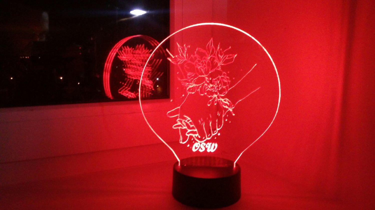 Фото №1 к отзыву покупателя mr. Липучка - Нашивки Патчи Шевроны о товаре 3d led светильник