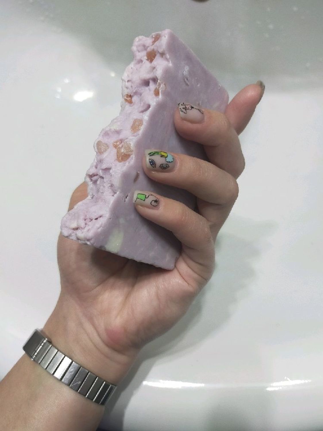 Фото №1 к отзыву покупателя Карина о товаре Натуральное мыло "Три глины" (иланг-иланг) и еще 2 товара
